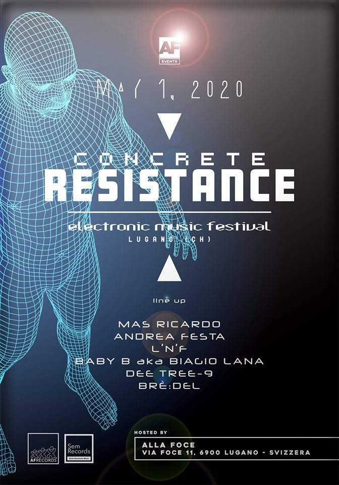 Concrete Resistance - フライヤー表