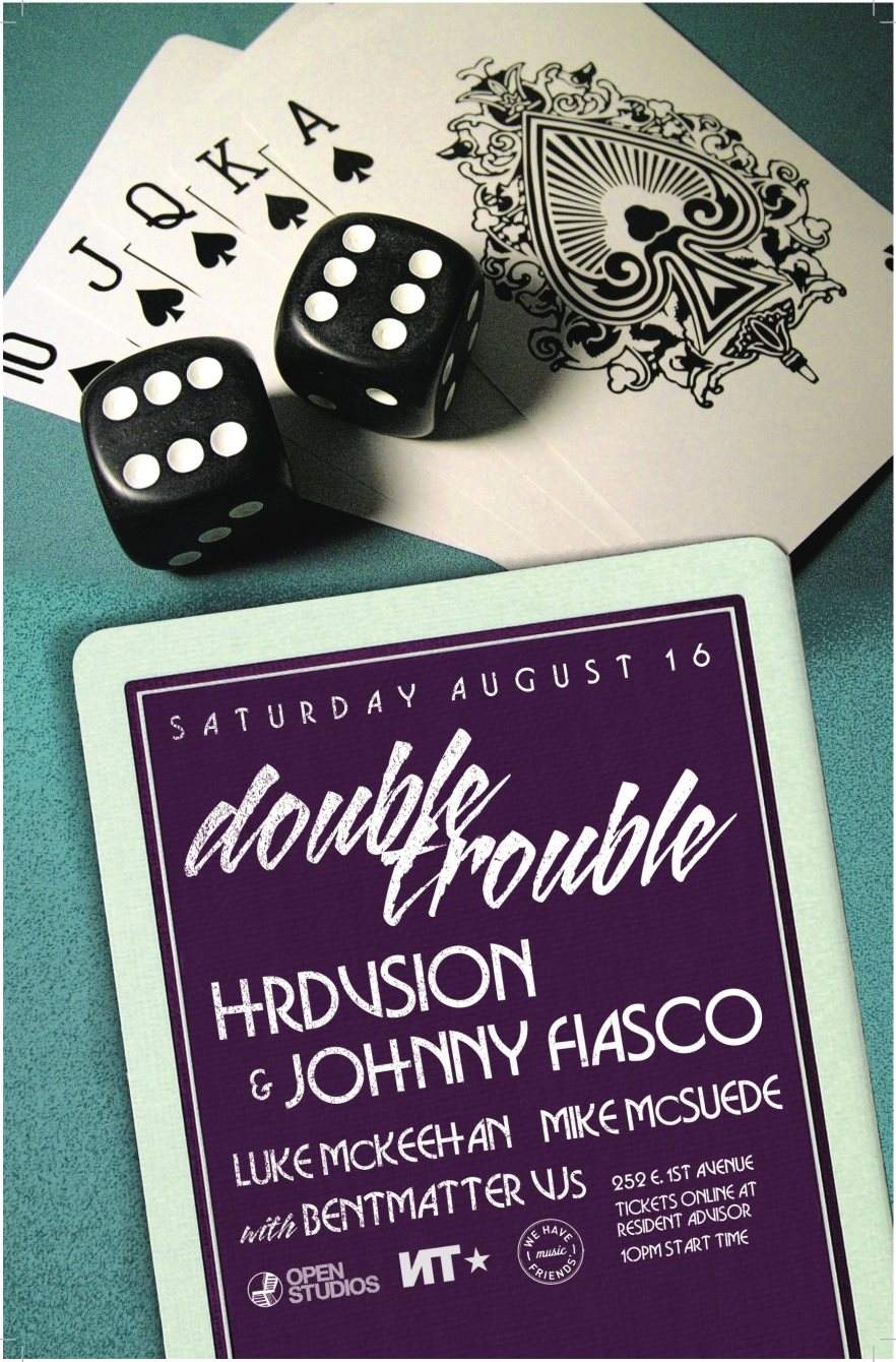 Double Trouble: Hrdvsion & Johnny Fiasco - Página frontal