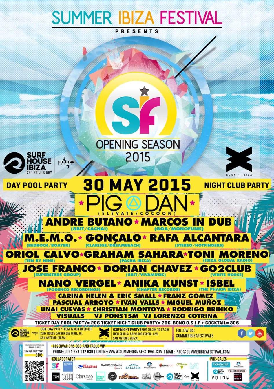 Opening Summer Ibiza Festival 2015 - Página frontal