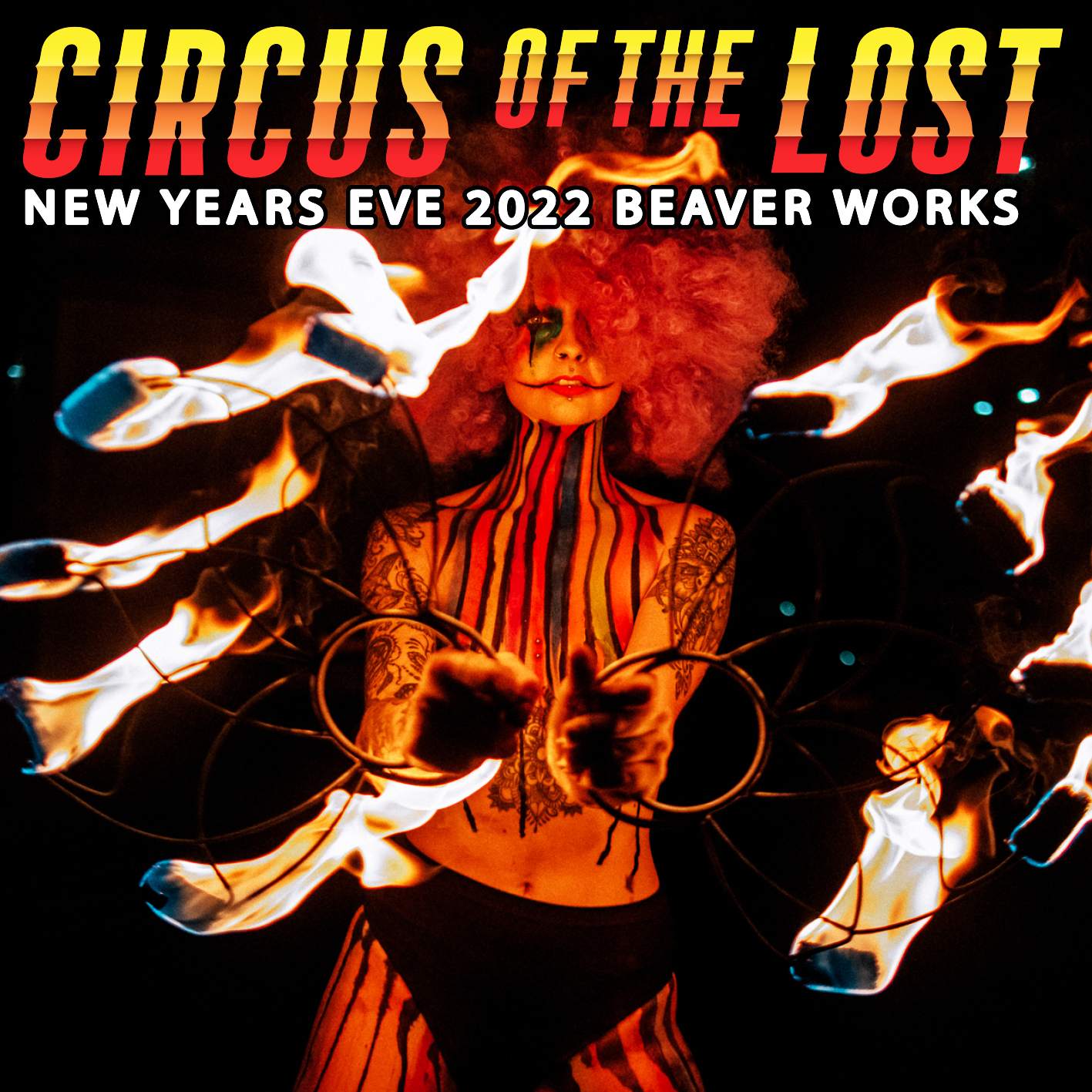 Circus of `The Lost - New Years Eve - 2022 - フライヤー表