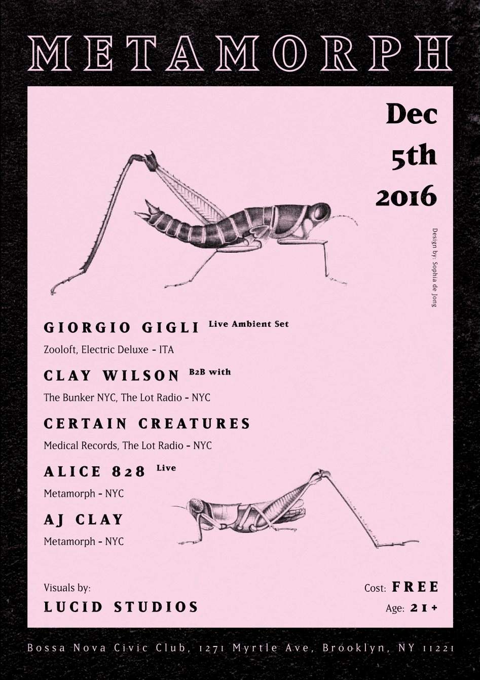 Giorgio Gigli Live Ambient with Clay Wilson B2B Certain Creatures, Stress, & More - Página trasera