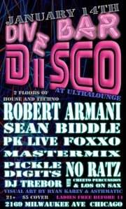 Dive Bar Disco with Robert Armani, Sean Biddle, and Pk Live - Página frontal