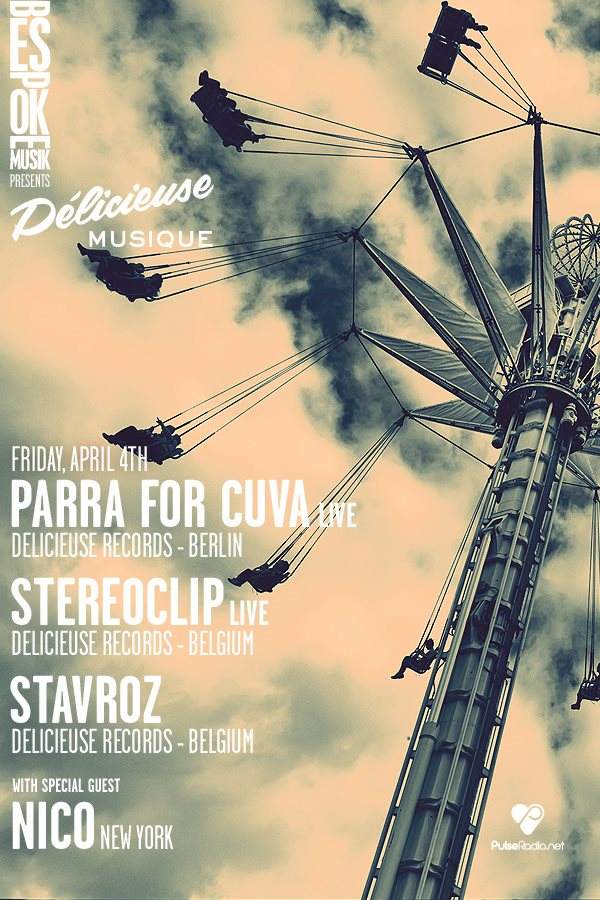 Bespoke x Delicieuse Musique Feat. Parra for Cuva (Live), Stereoclip (Live), Stavroz - Página frontal