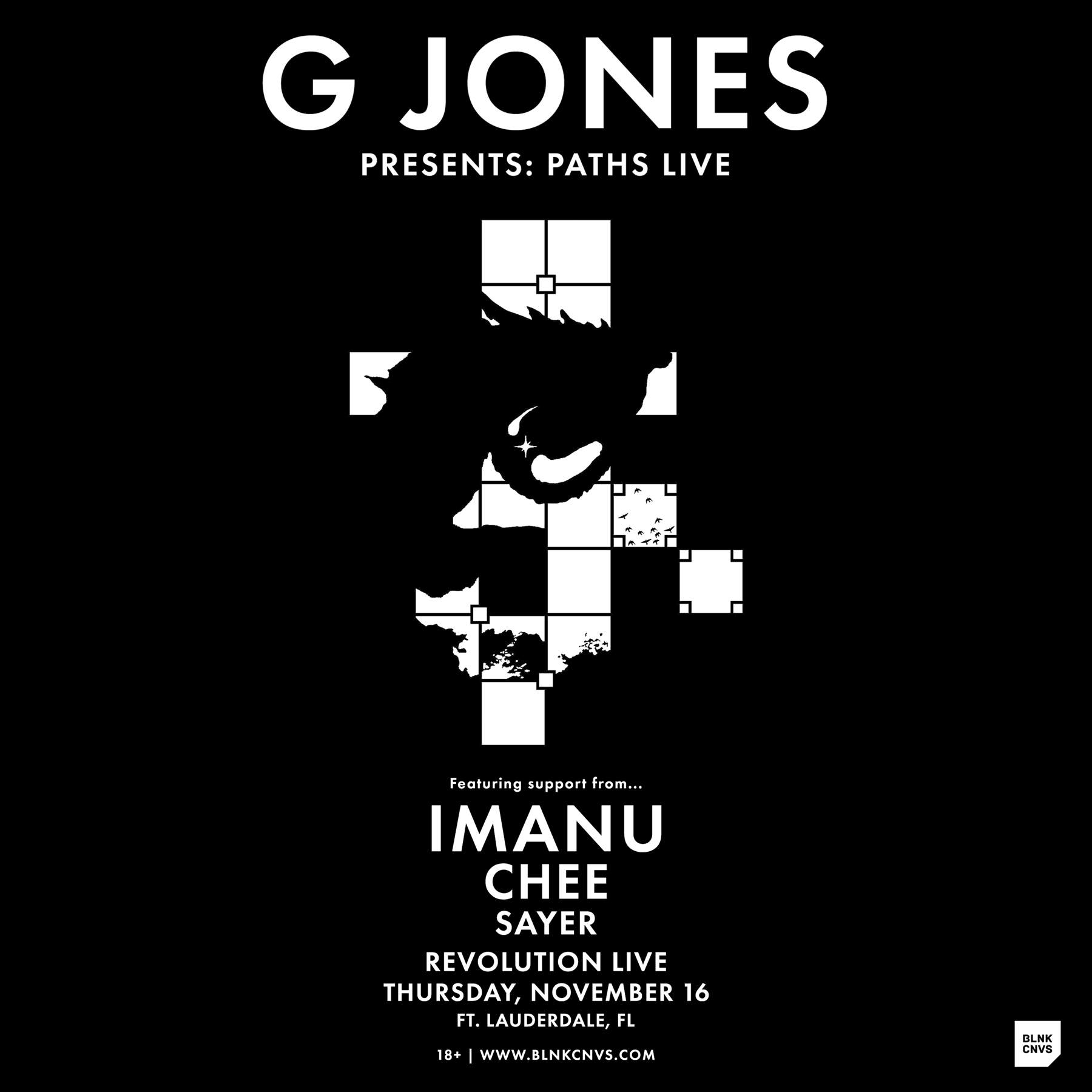 G Jones with Imanu, Chee, & Sayer - Página frontal