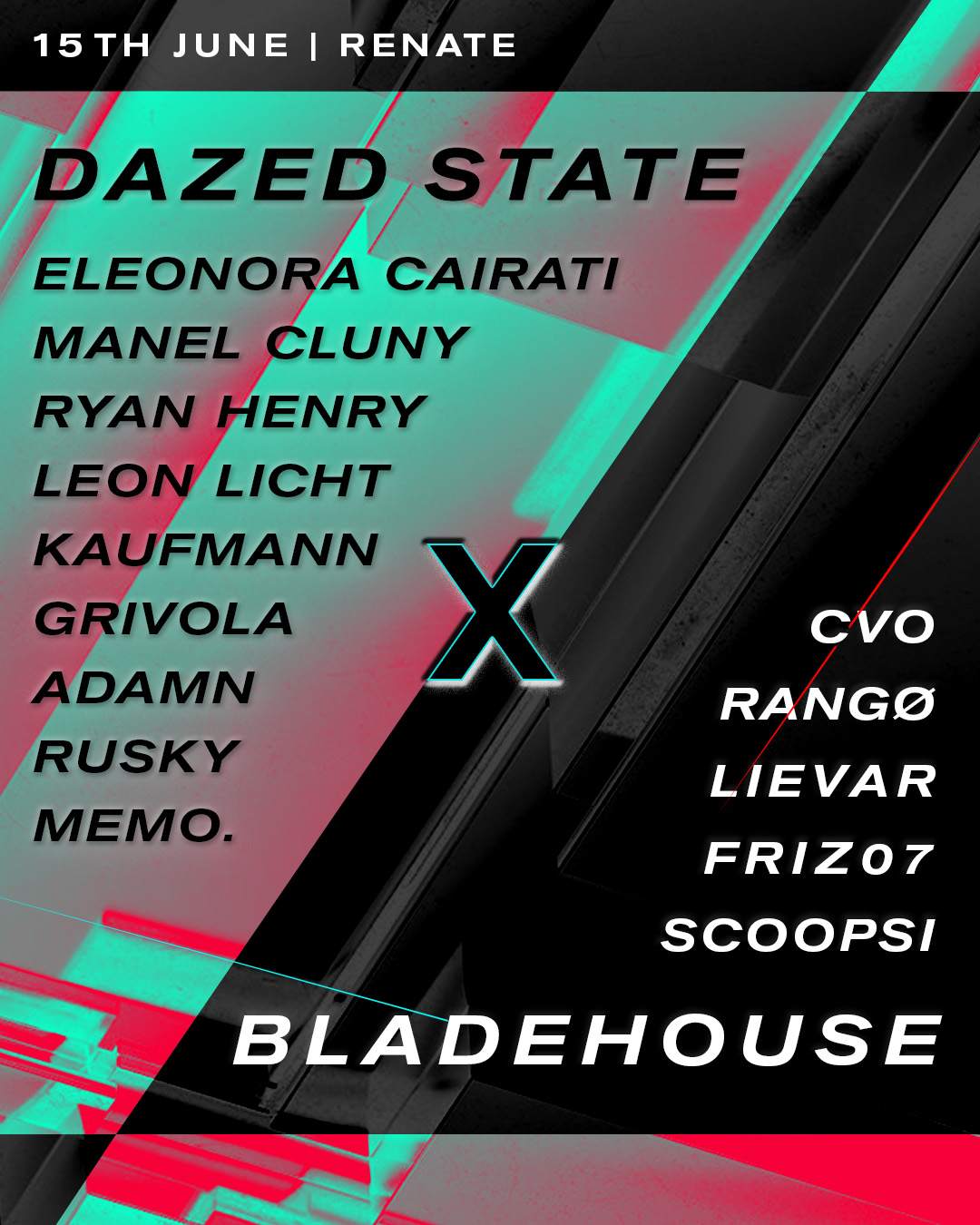 Dazed State X Bladehouse - Página trasera