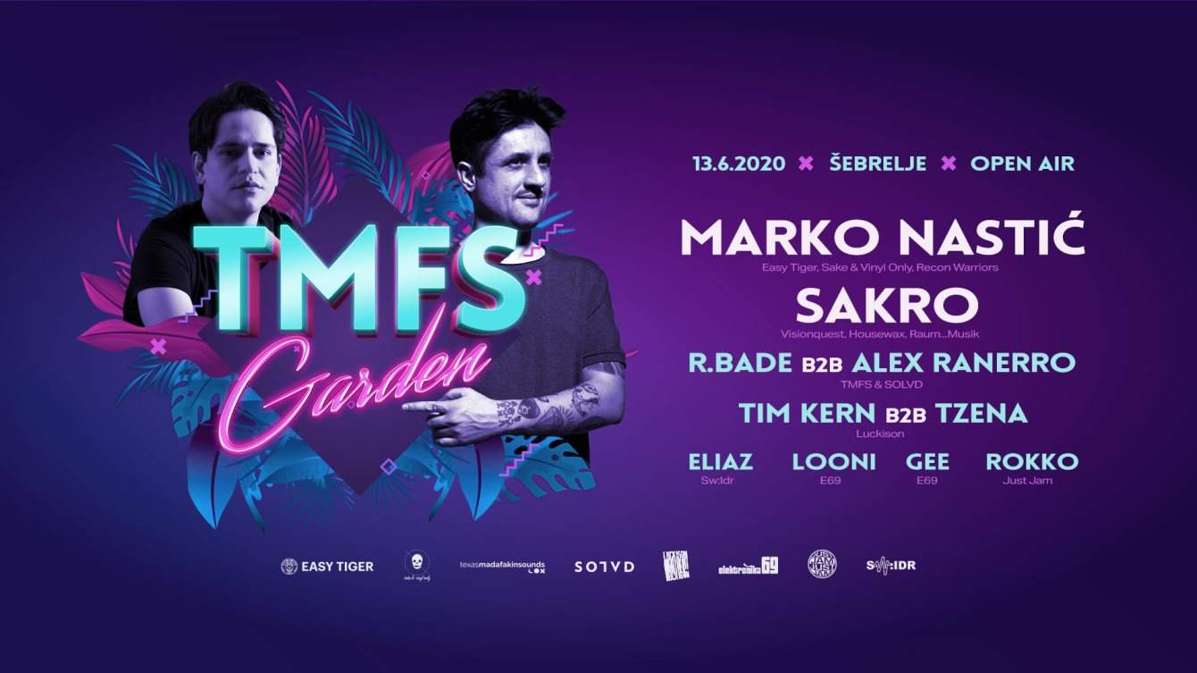 Tmfs Garden with Marko Nastić & Sakro - フライヤー表