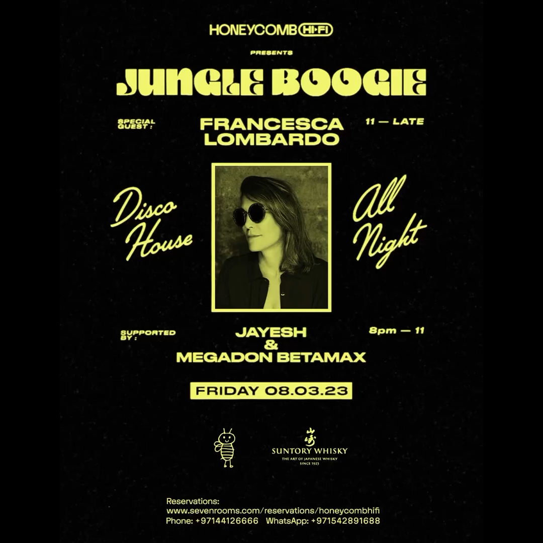 JUNGLE BOOGIE with Special Guest Francesca Lombardo - Página frontal