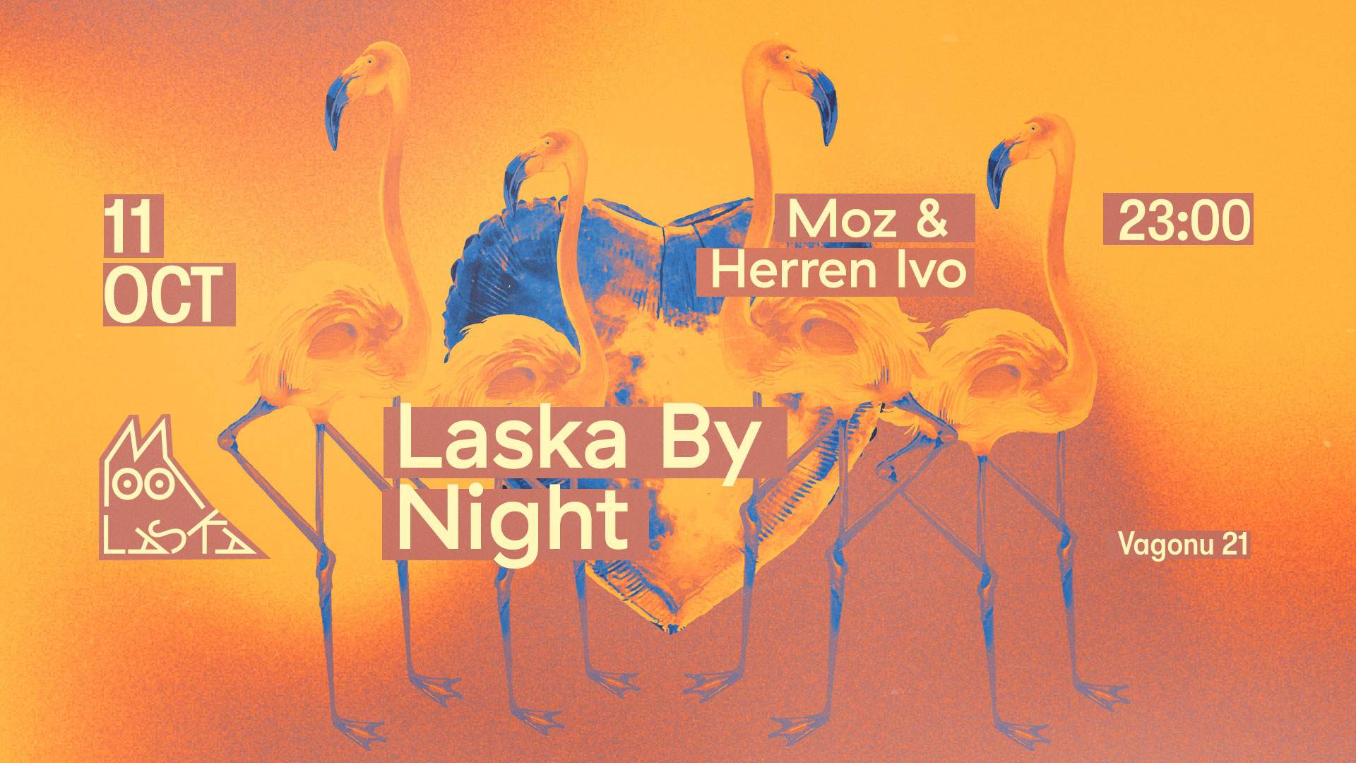 Laska by Night - Moz & Herren Ivo at Laska V21, Riga