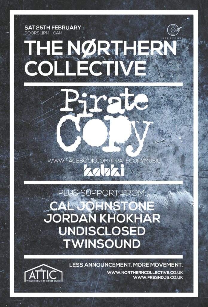 The Northern Collective - Pirate Copy - フライヤー表