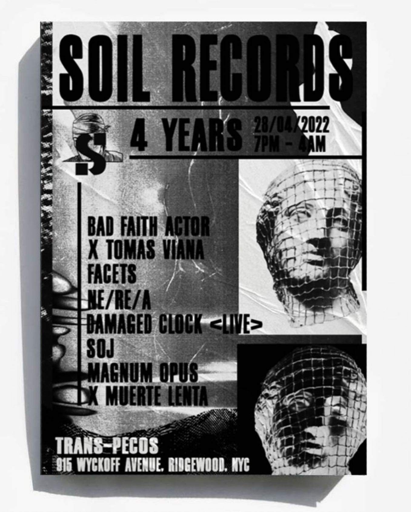 4 Years Soil Records - フライヤー表