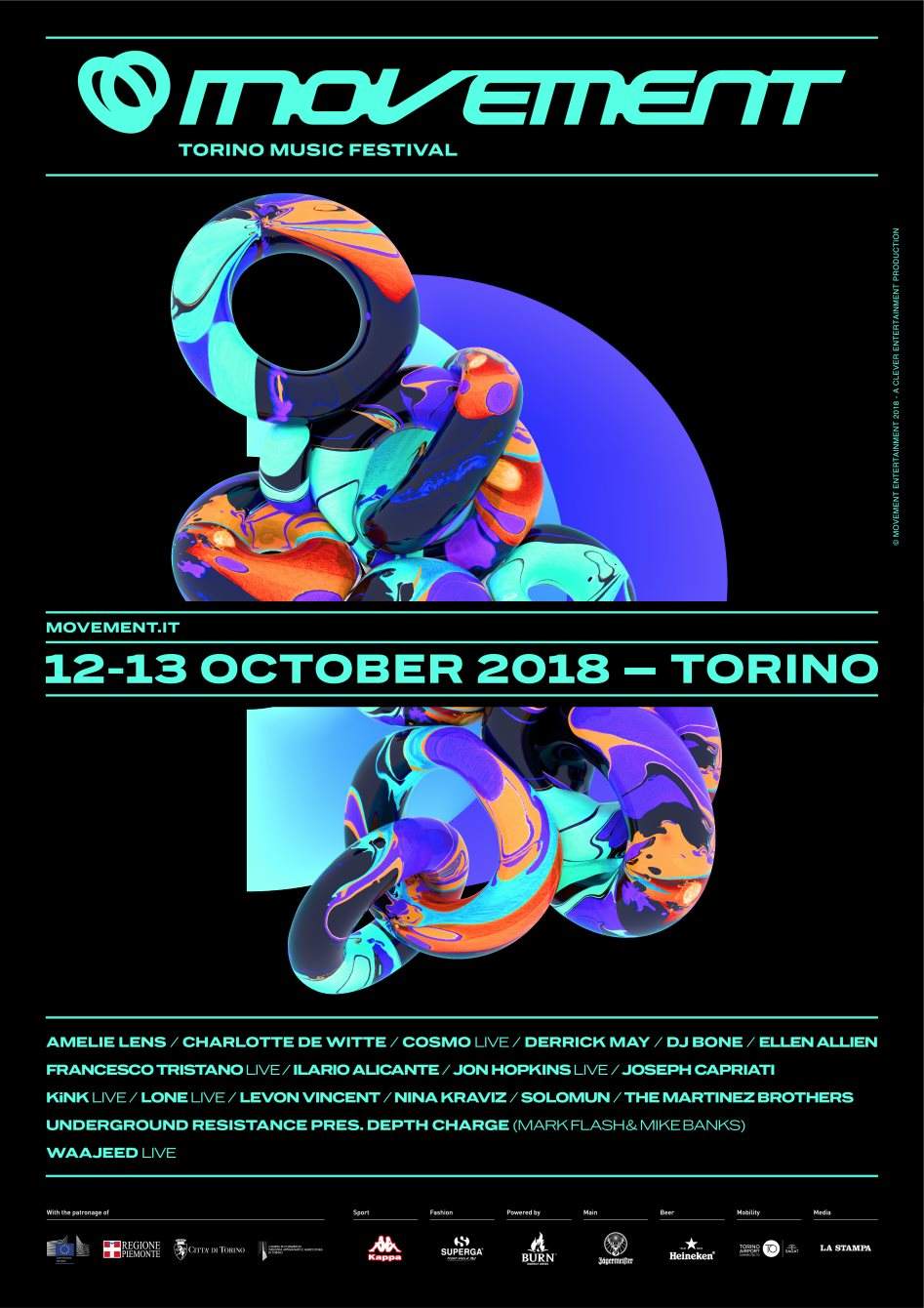 Movement Torino 2018 - Day 2 - フライヤー表