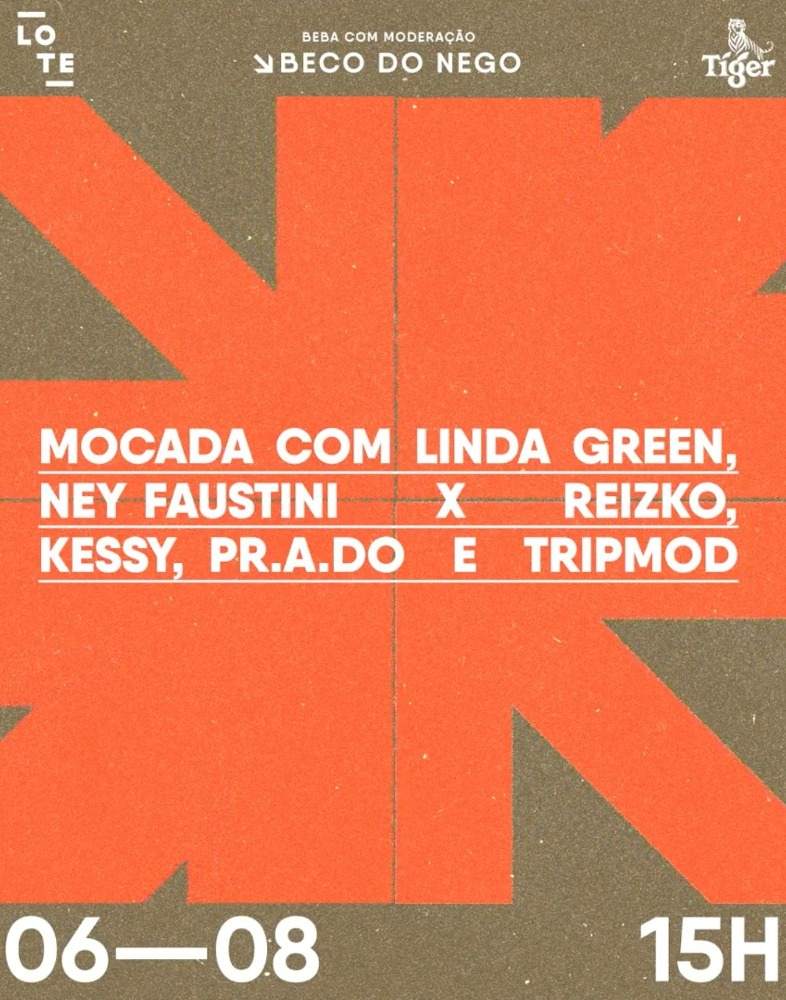 MOCADA COM: LINDA GREEN, NEY FAUSTINI x REIZKO, KESSY, PR.A.DO & TRIPMOD - フライヤー表