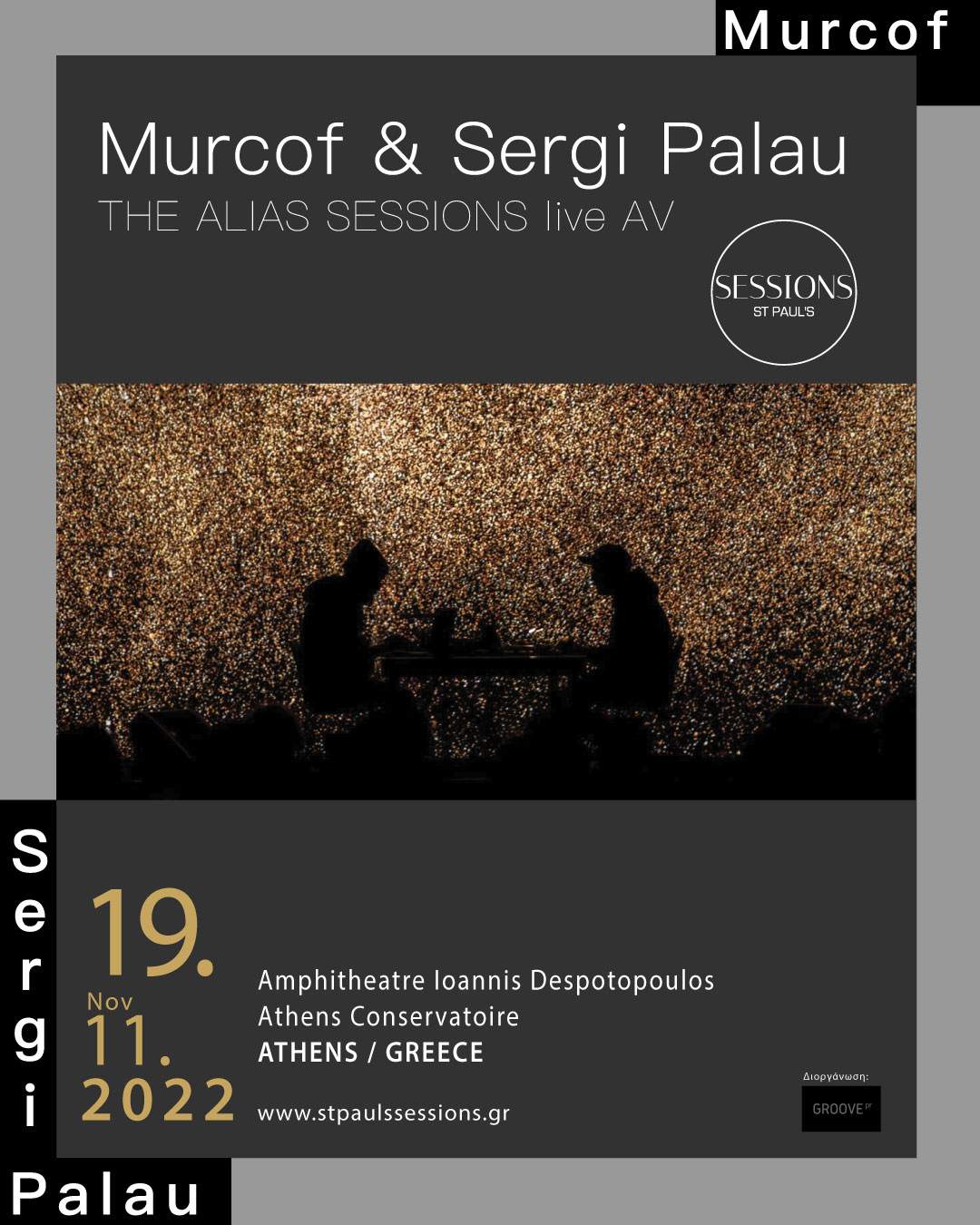 Murcof & SERGI PALAU: THE ALIAS SESSIONS live at St Paul's Sessions 5 - Página frontal