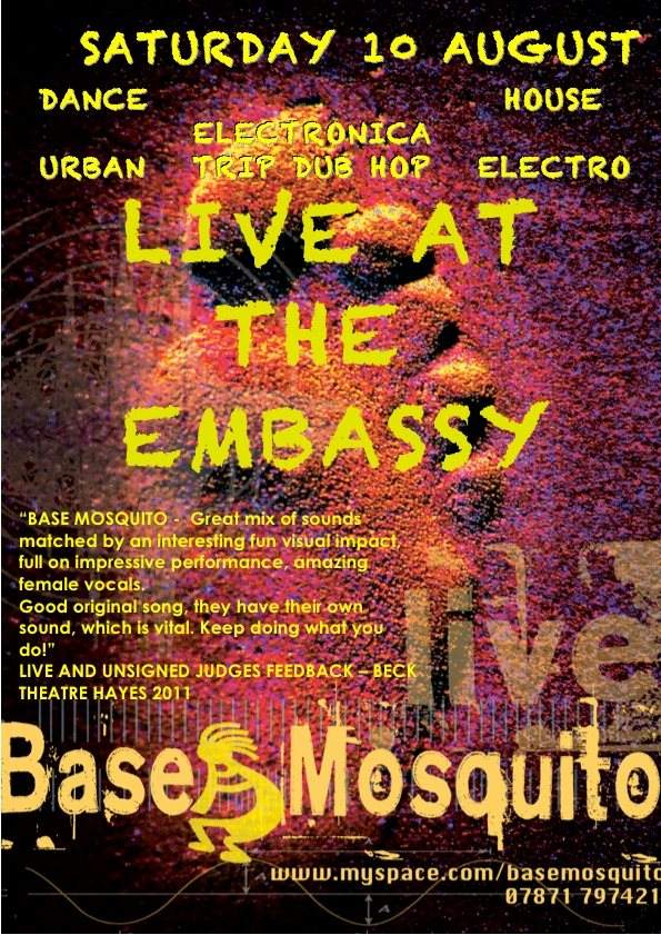 Base Mosquito Live (Summer Electronic Experimental Sessions) and The Old Skool Fever Remixed - Página frontal
