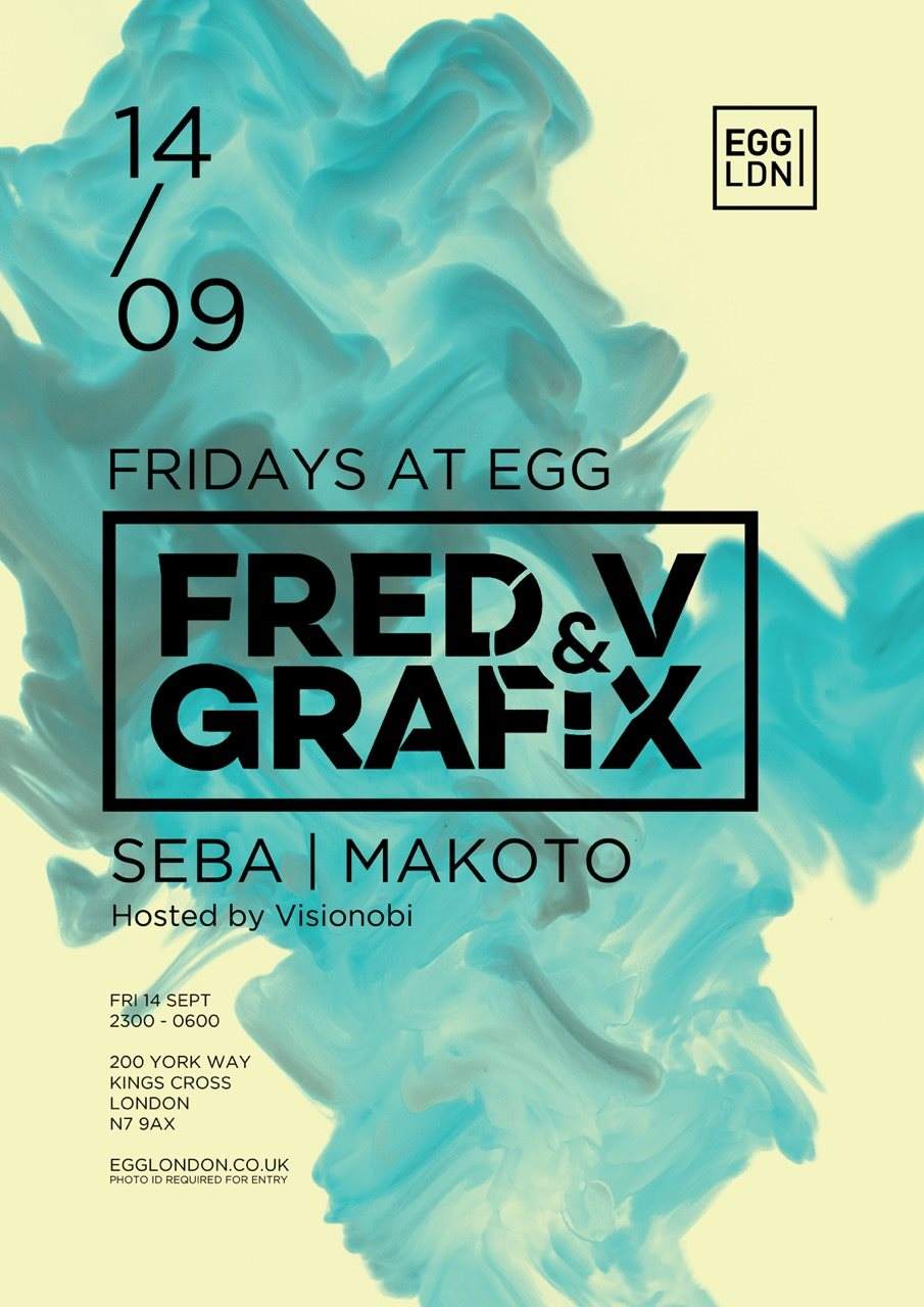 Fridays at Egg: Fred V & Grafix - Página frontal