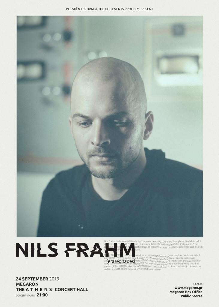 Nils Frahm - フライヤー表
