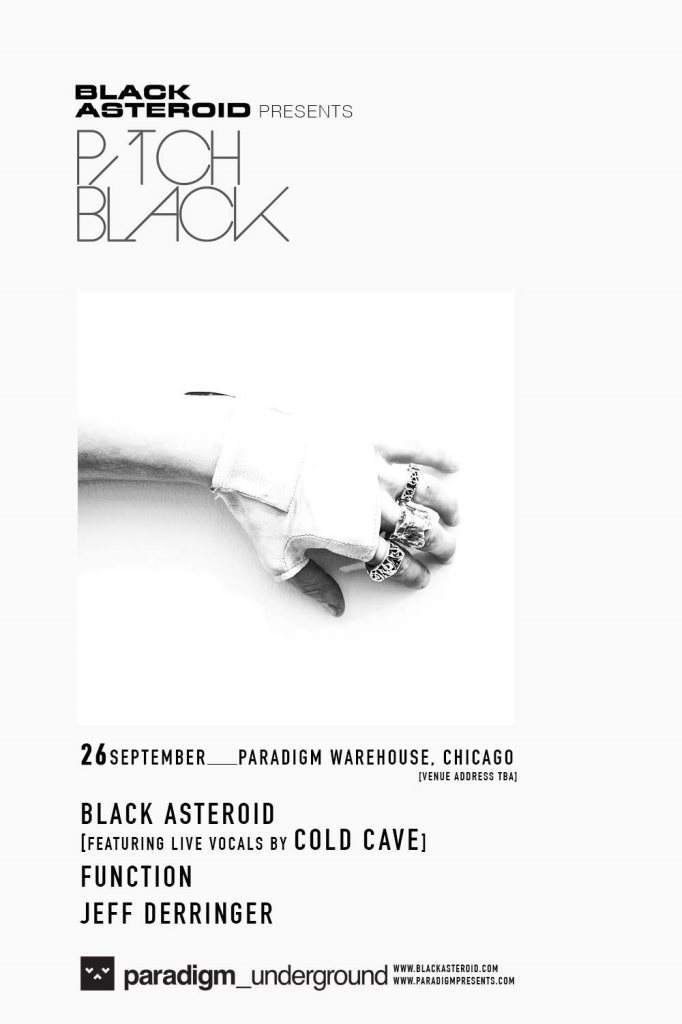 Pitch Black with Black Asteroid & Cold Cave, Function, Jeff Derringer - Página frontal
