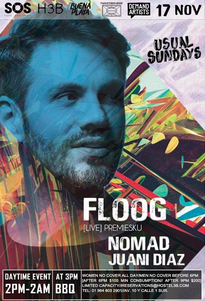 Usual Sundays with Floog (Live) - Página frontal
