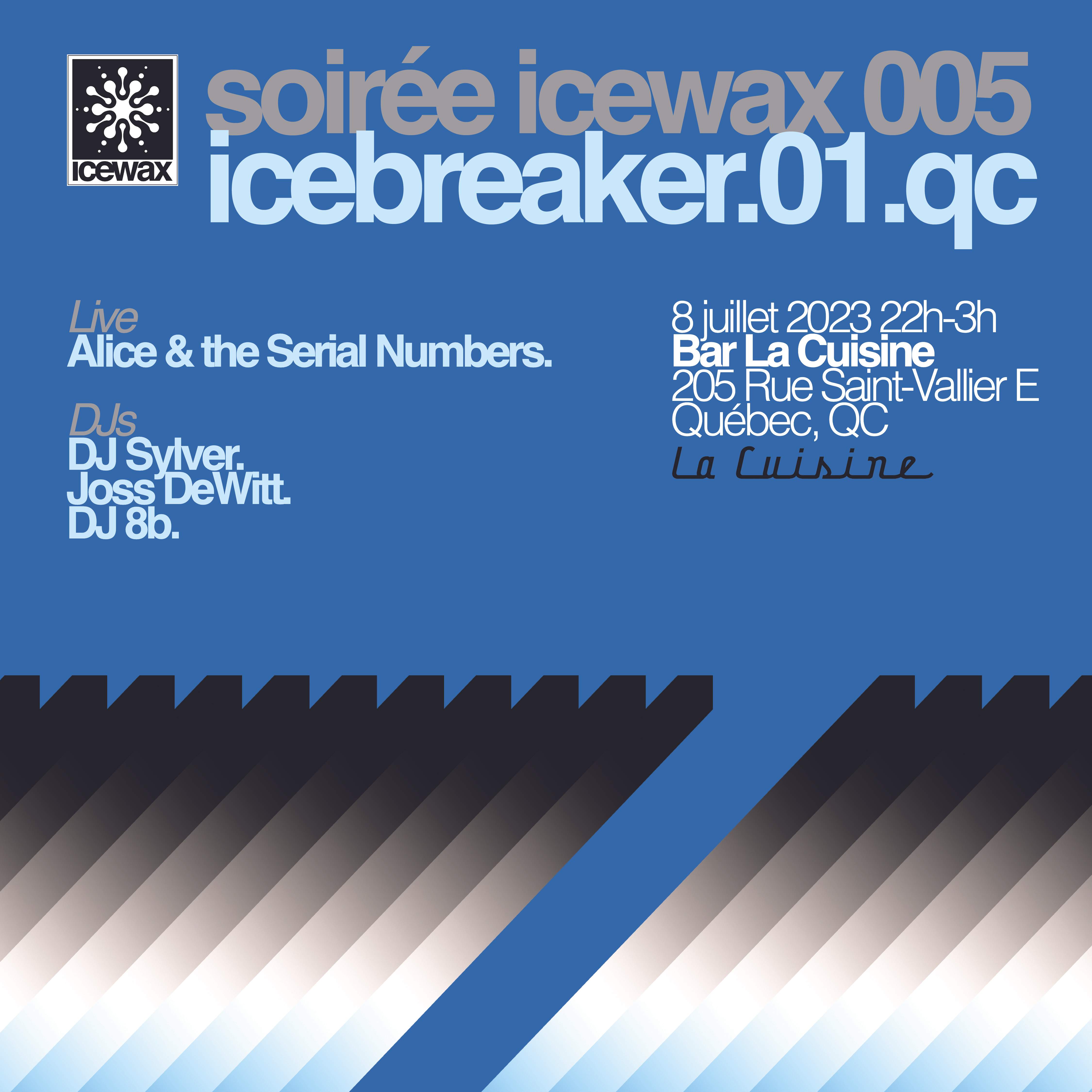 Soirée Icewax 005: icebreaker.01.qc - Página frontal