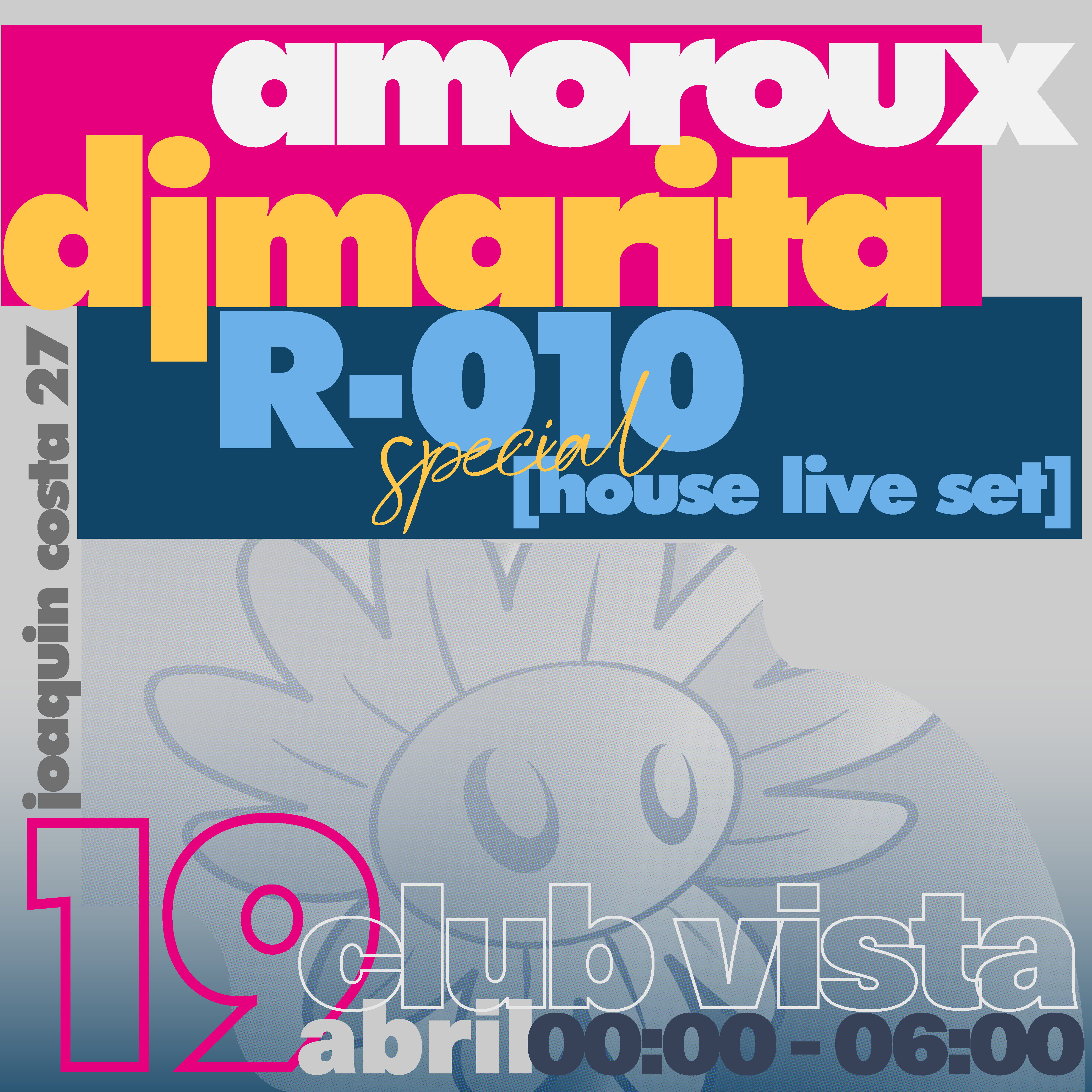 MARGARITA ELECTRÓNICA #08 with Amoroux DJ Marita R-010 (Special Live House Set) - Página frontal