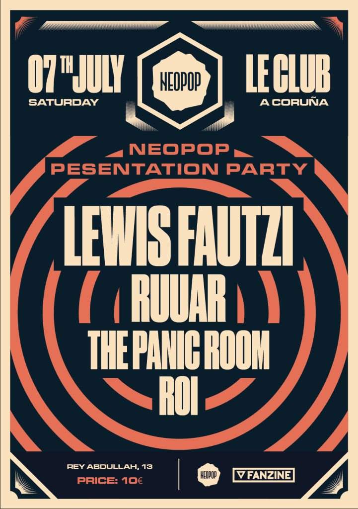 Fiesta presentación Neopop 2018 - Página frontal