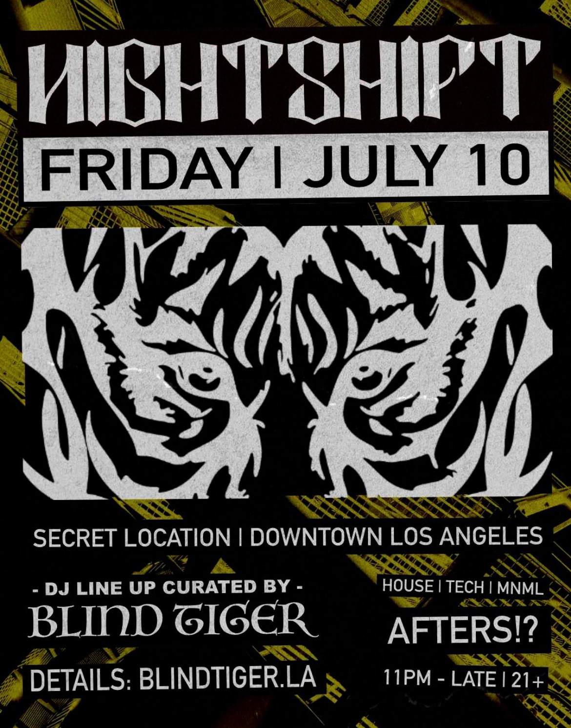 NIGHTSHIFT AFTER HOURS at The Lexington, Los Angeles