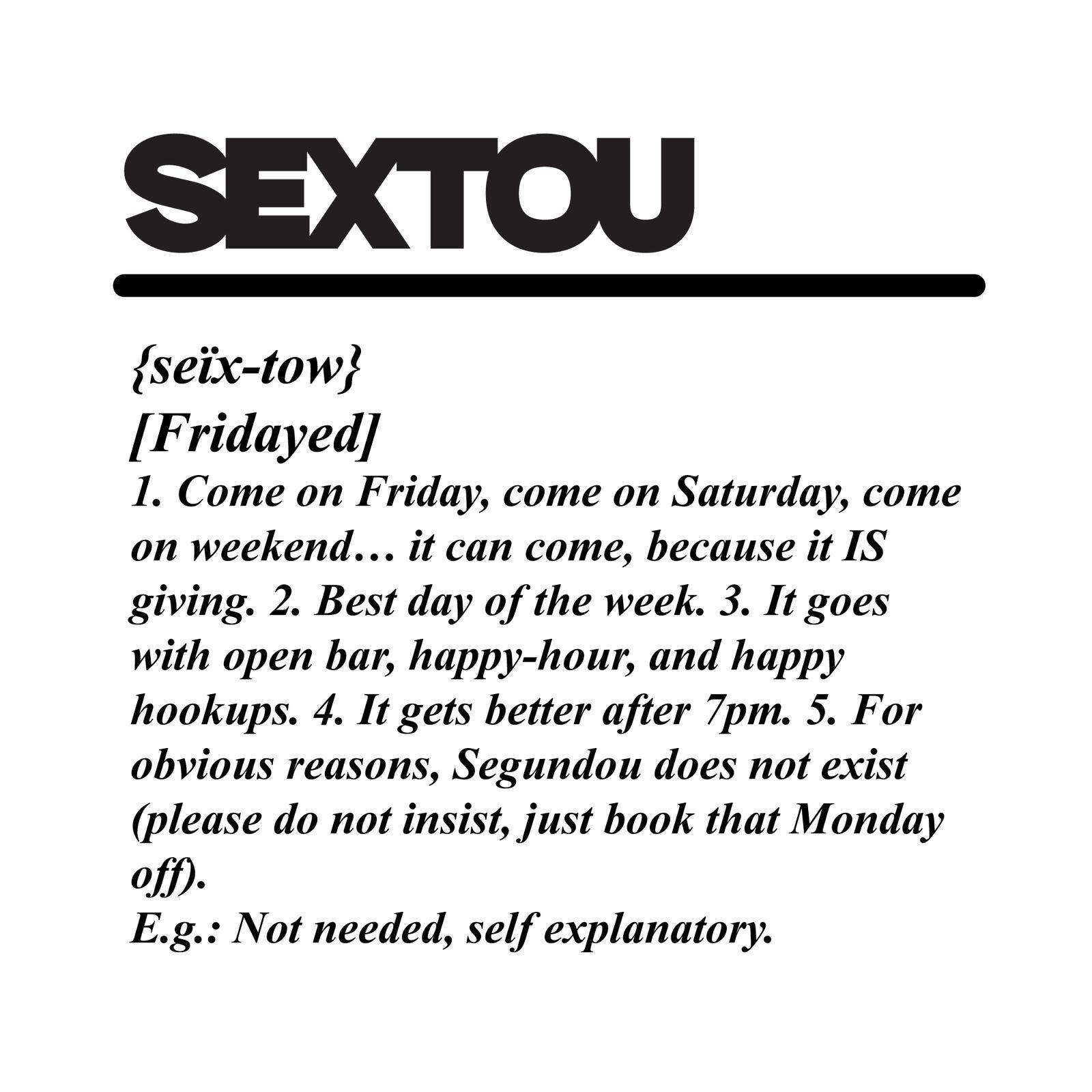 SEXTOU LONDON at SET Vault, London