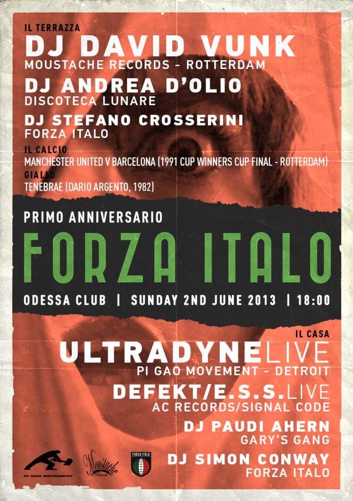 Forza Italo Primo Anniversario Feat. David Vunk & Ultradyne em The ...