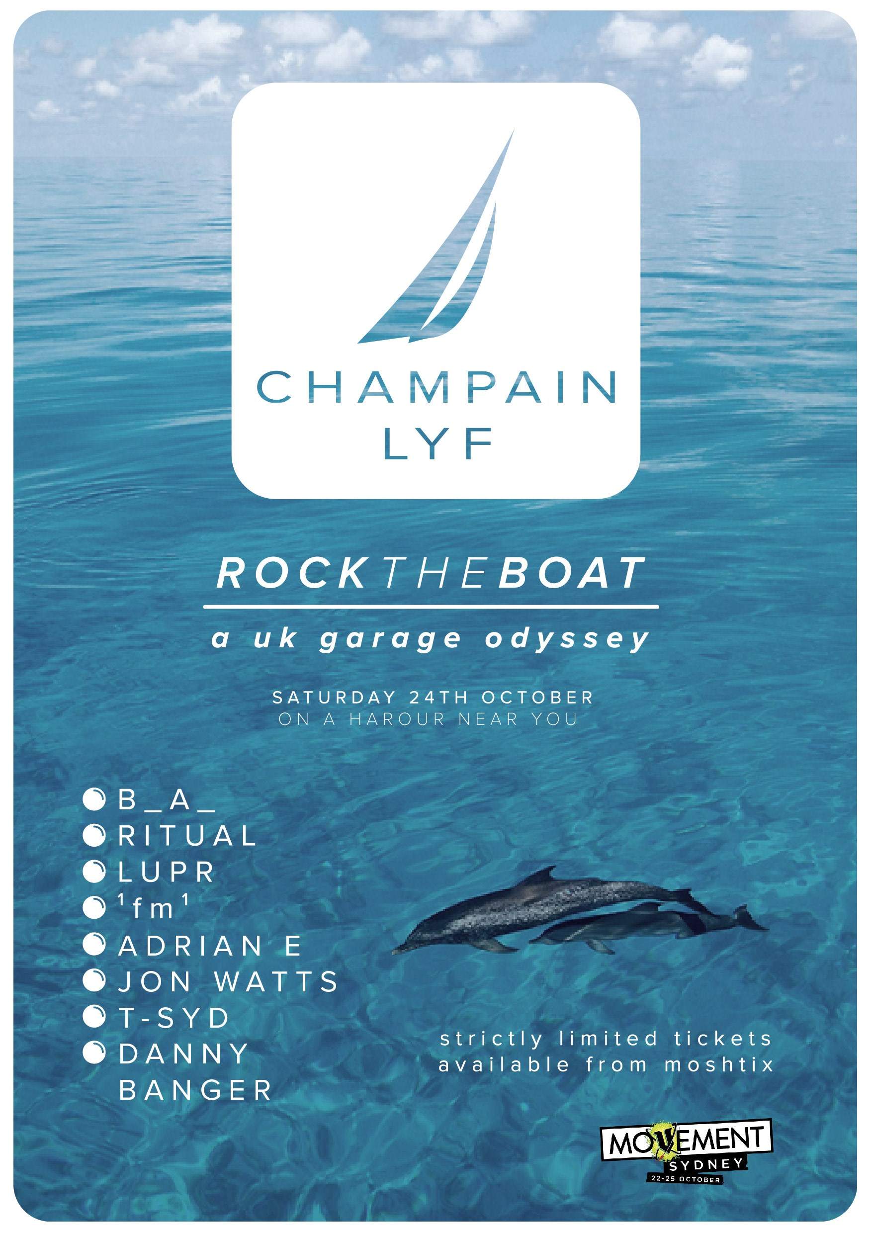 Champain Lyf: Rock The Boat - Página frontal