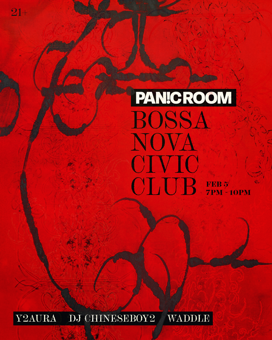 PAN!C ROOM HAPPY HOUR a Bossa Nova Civic Club, New York City