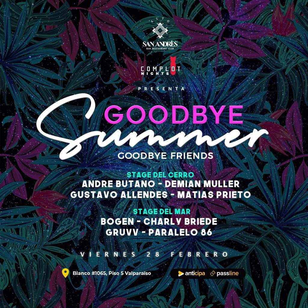 Goodbye Summer - Página frontal