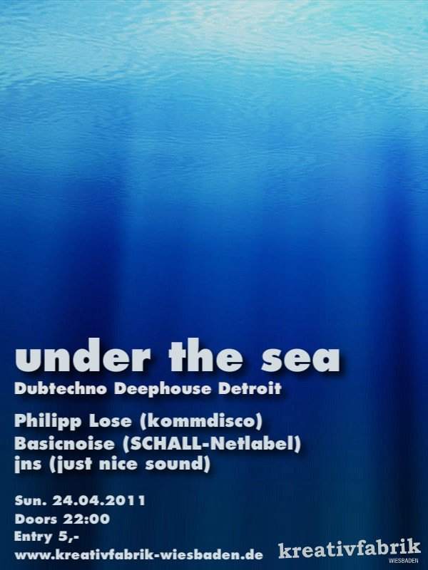 Under The Sea - フライヤー表