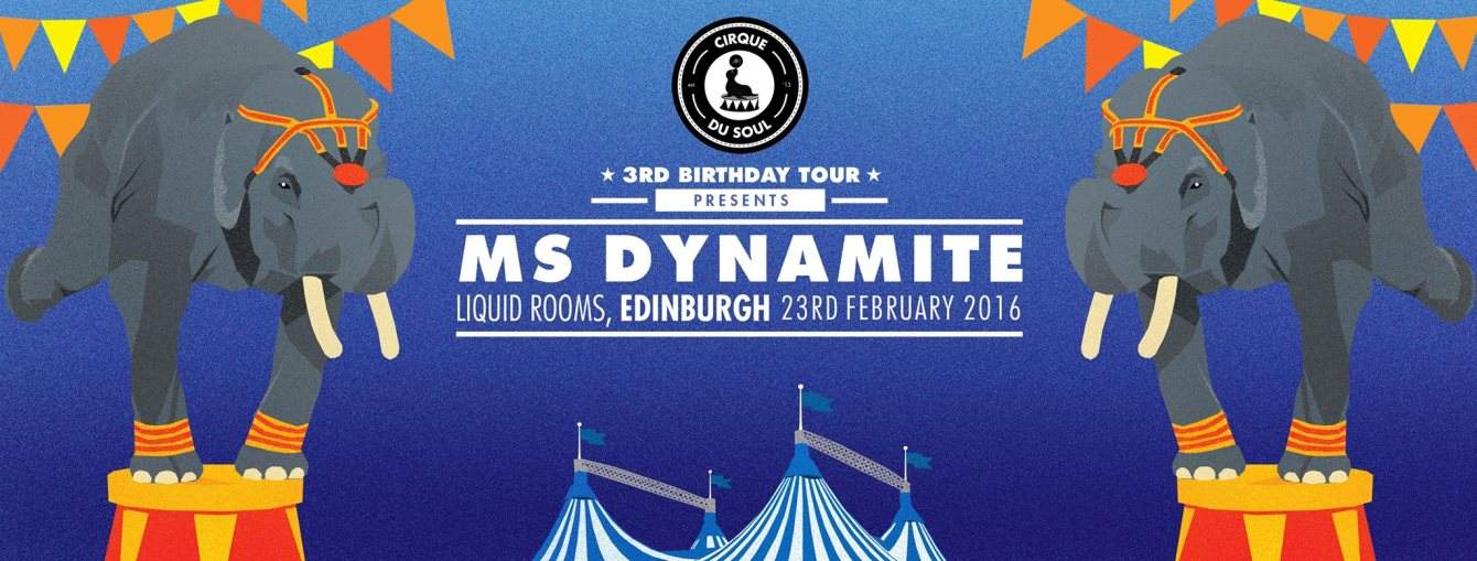 Cirque Du Soul: Edinburgh // Ft. Ms. Dynamite - Página frontal