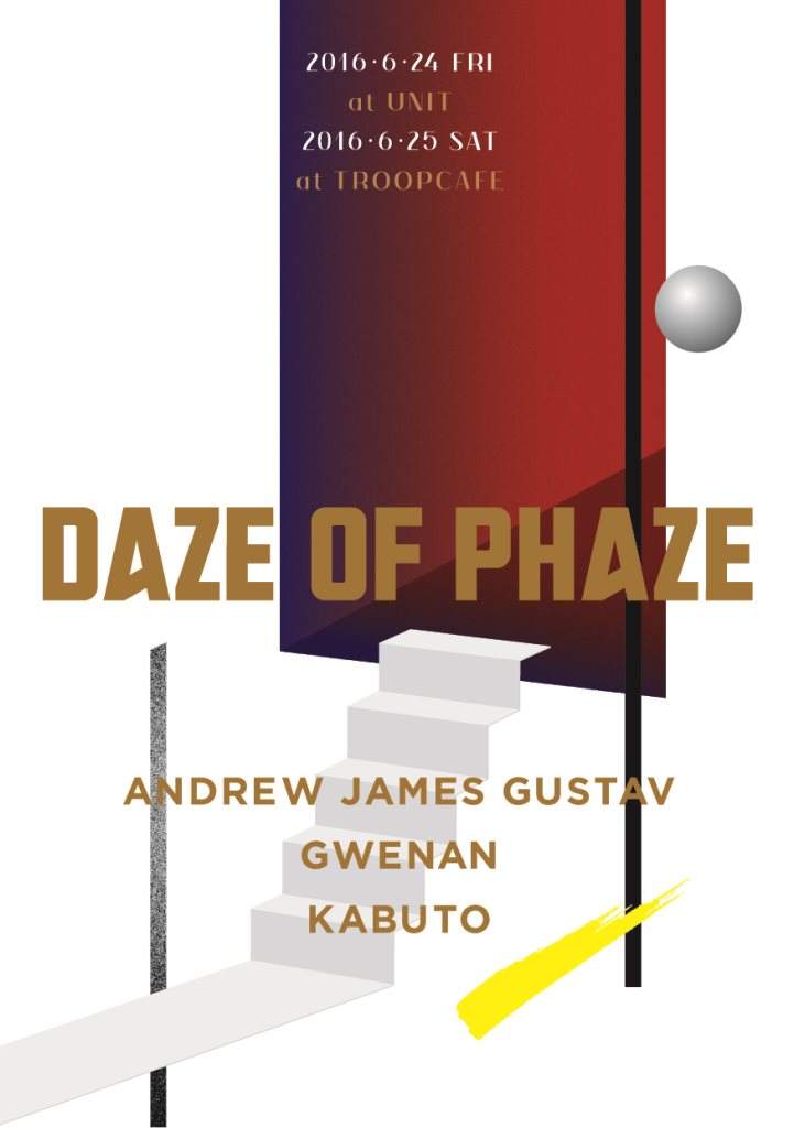 DAZE OF PHAZE - Flyer front