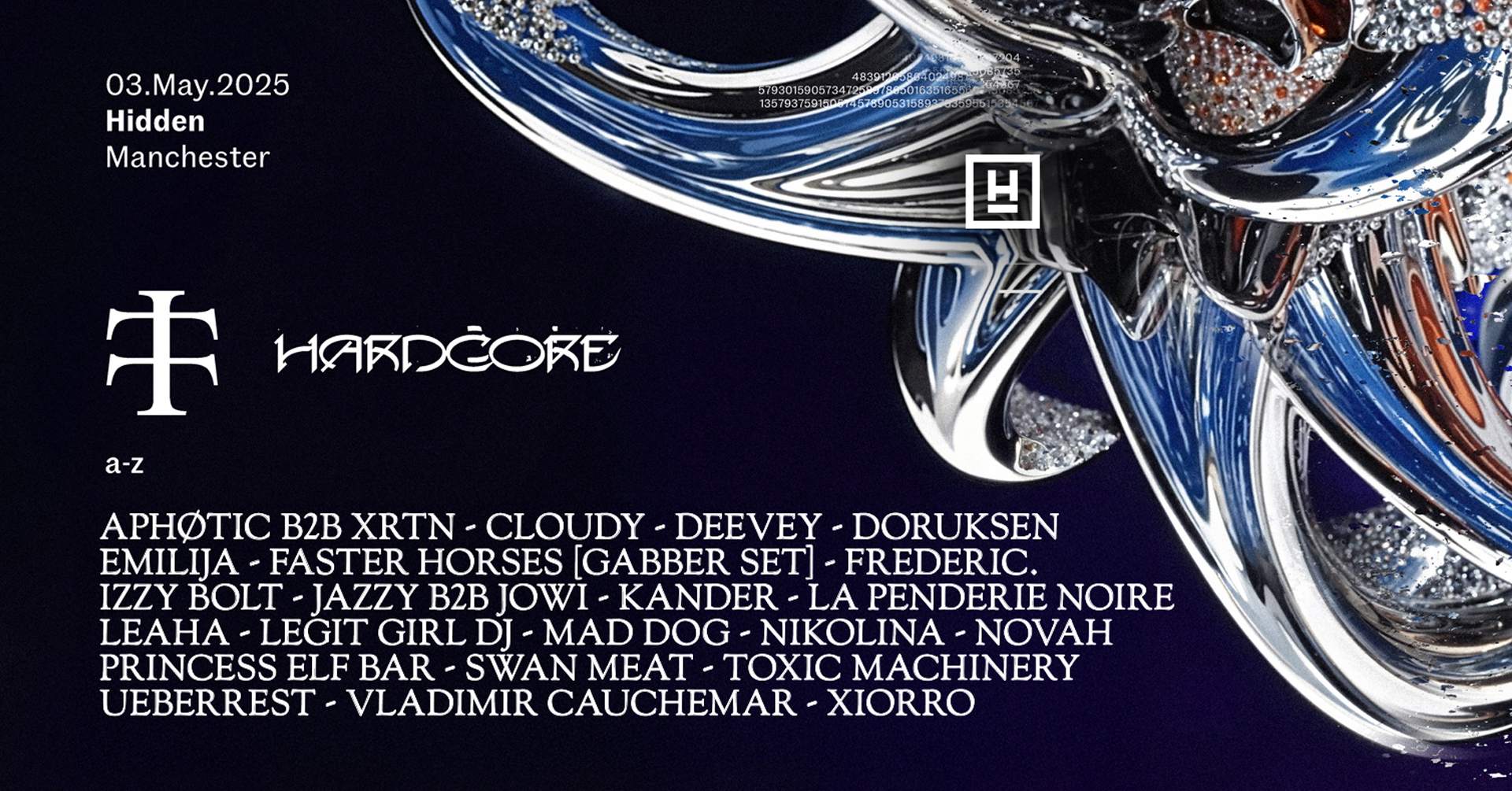 Teletech Hardcore 2025 [Day & Night] [SOLD OUT] at Hidden
