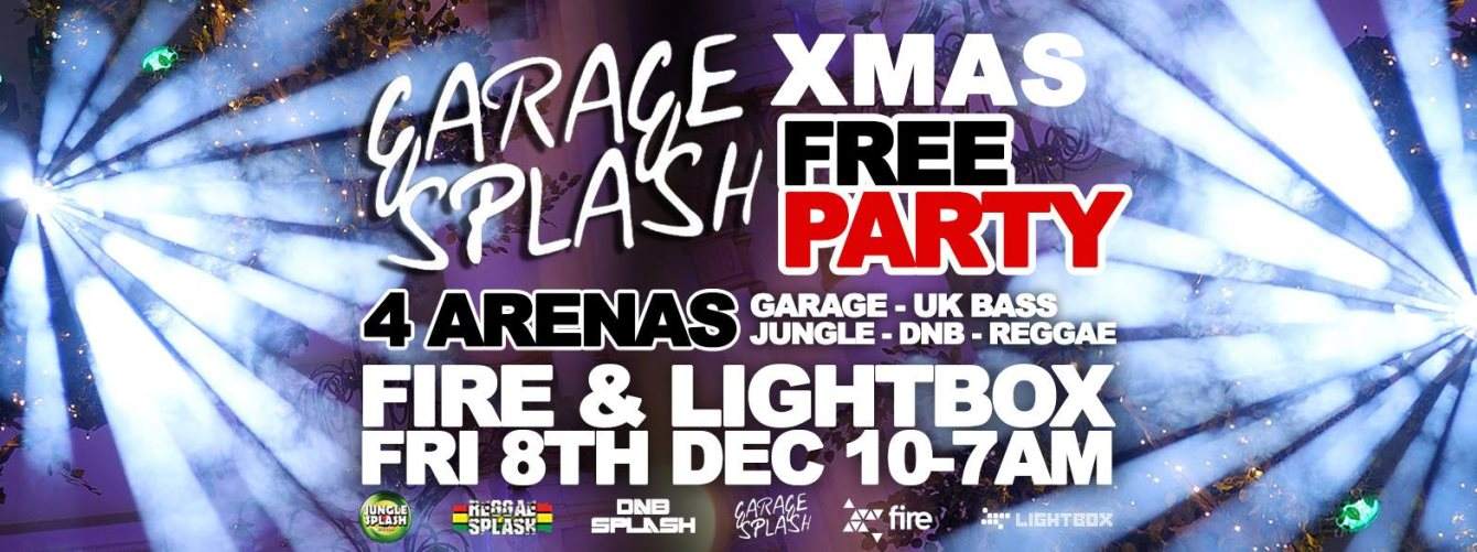 Garage Splash Free X-mas Warm Up Party - Página frontal
