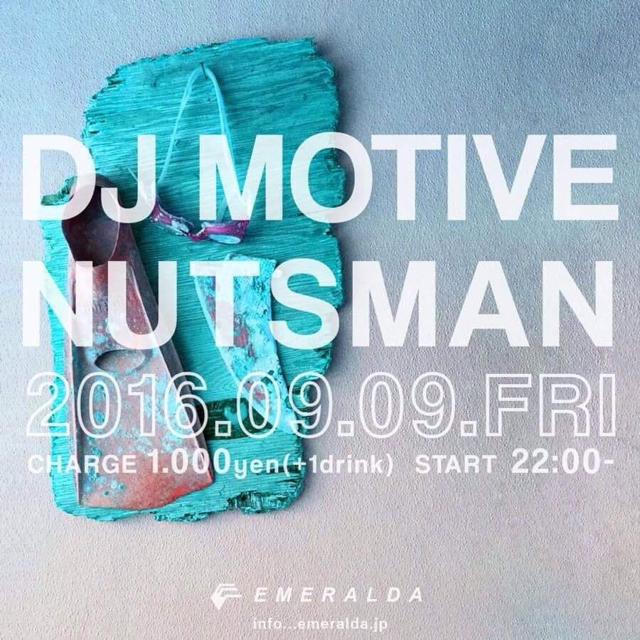 DJ Motive & Nutsman - フライヤー表