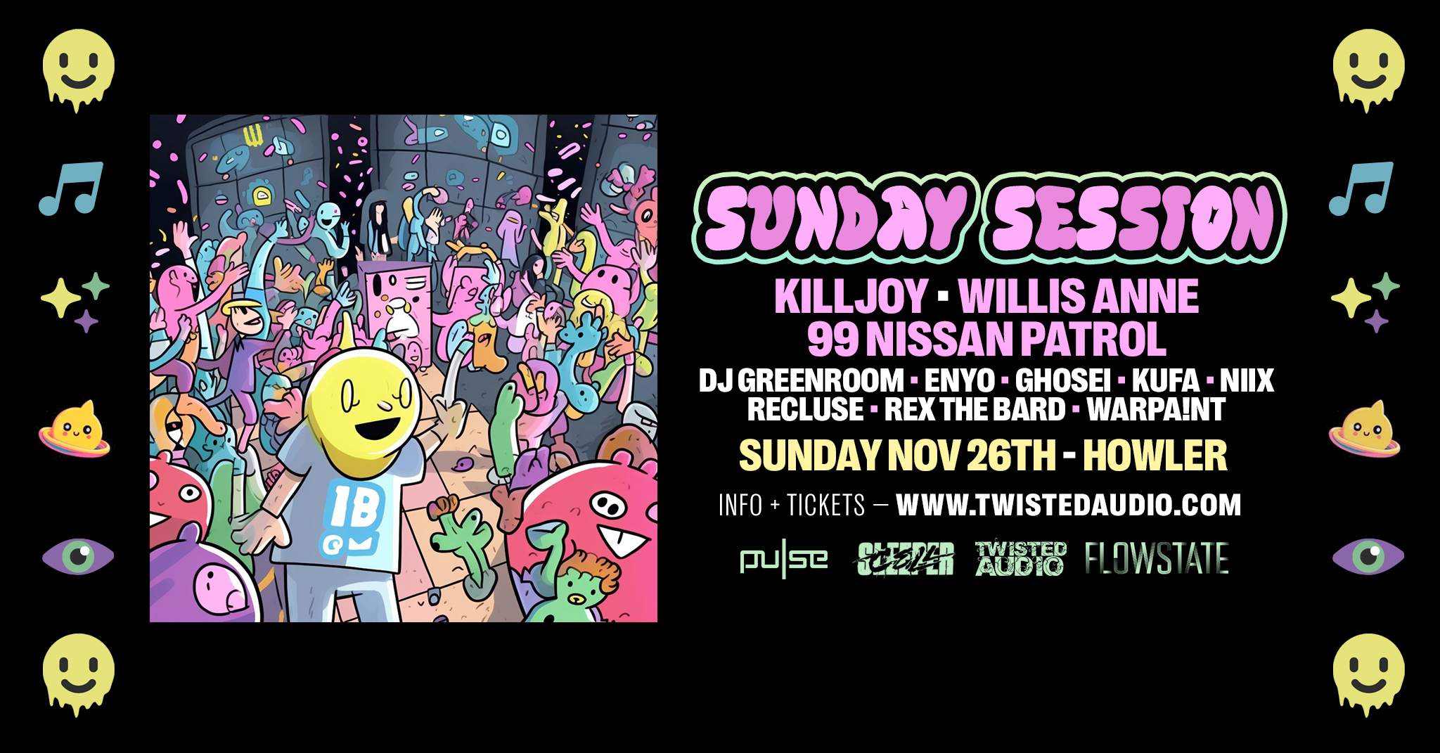 Sunday Session feat. Killjoy - Willis Anne - 99 Nissan Patrol - Página trasera