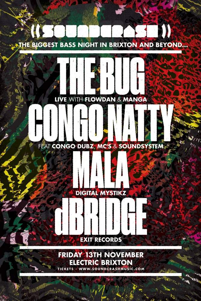 Soundcrash presents… feat. The Bug + Congo Natty + Mala + Dbridge - Página frontal