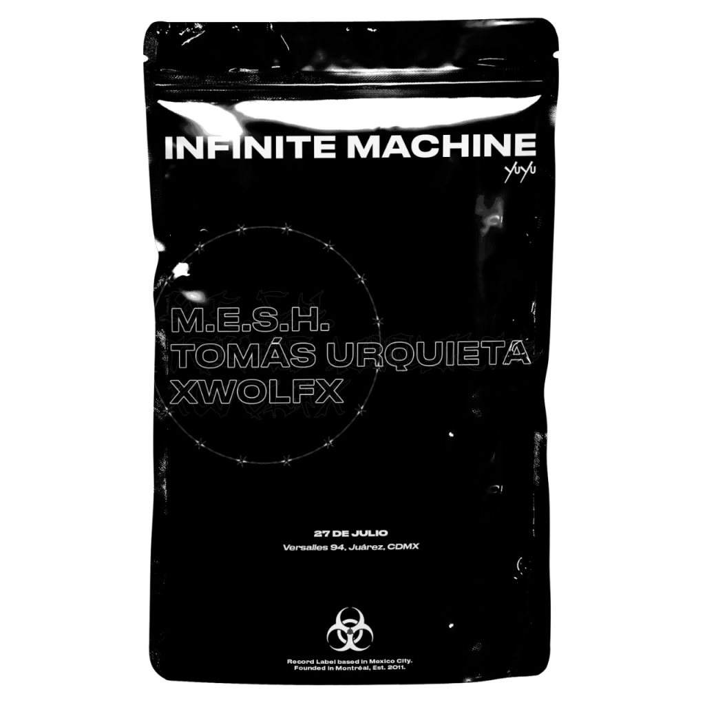 Infinite Machine: M.E.S.H. / Tomás Urquieta / Xwolfx - Página frontal