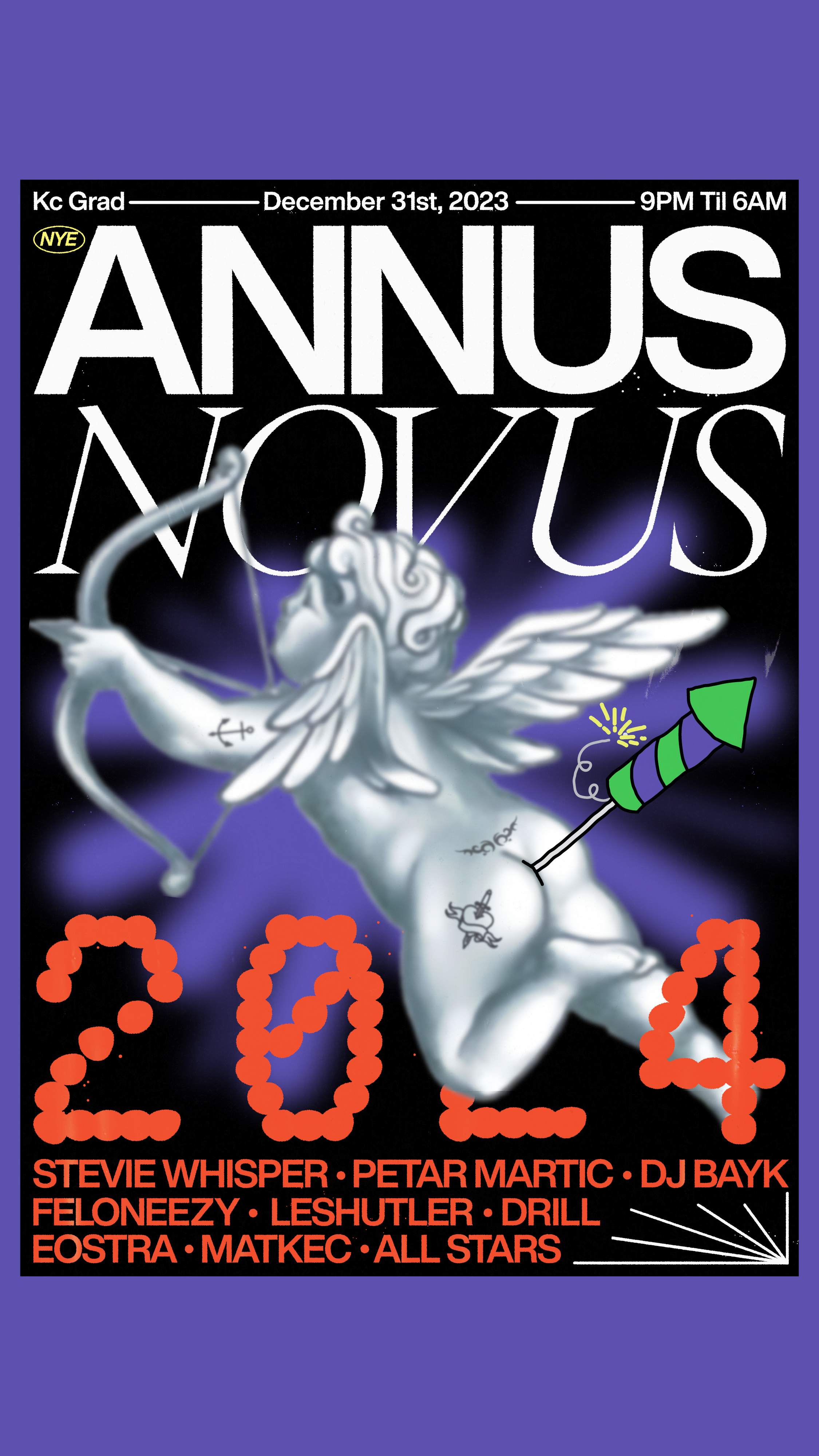 Annus Novus NYE 2024 - Página frontal