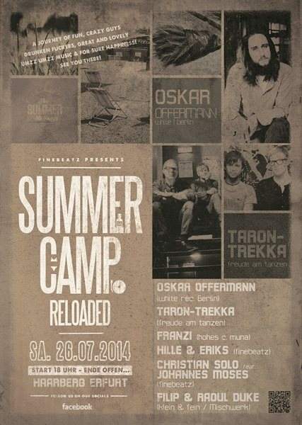 Summercamp Reloaded - フライヤー表