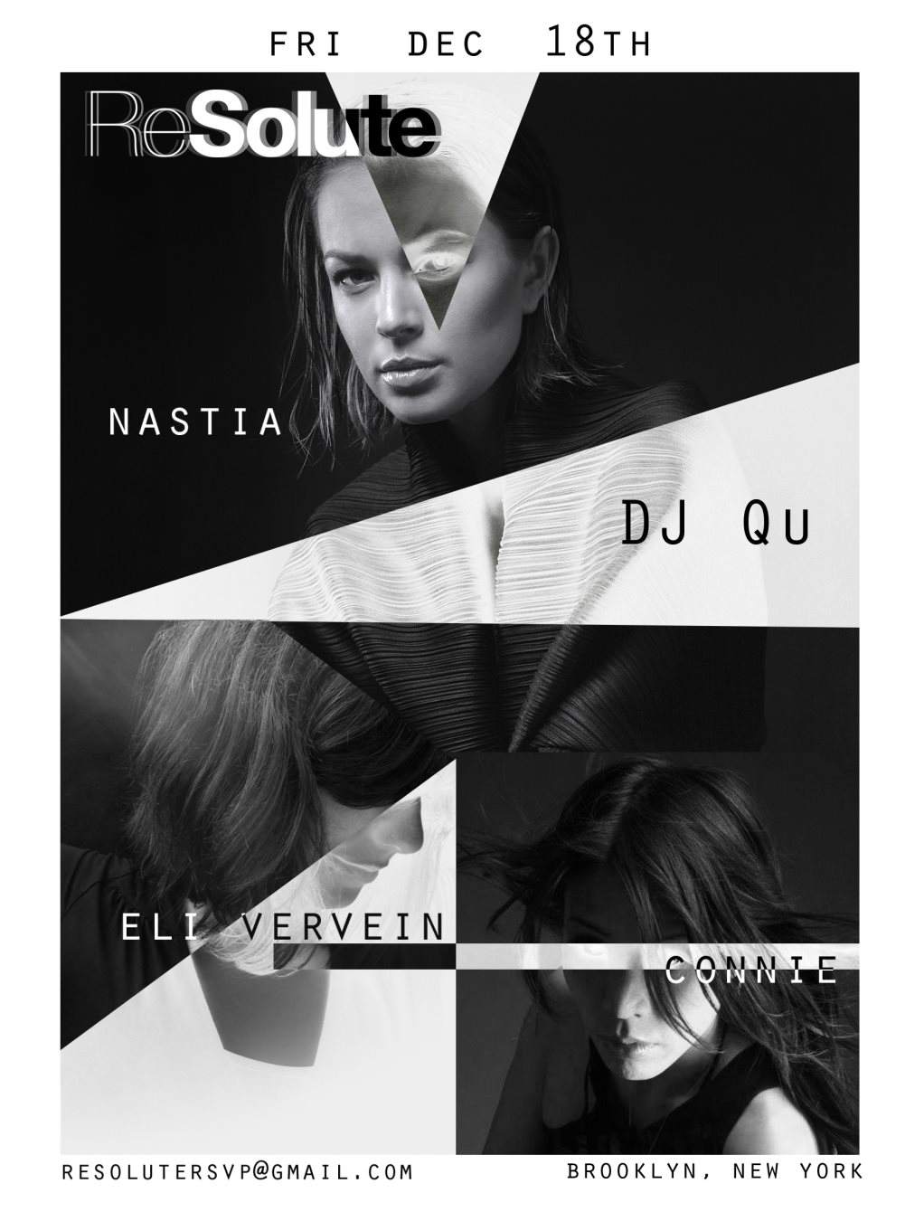 Resolute with Nastia, DJ Qu, Eli Vervein and More - Página trasera