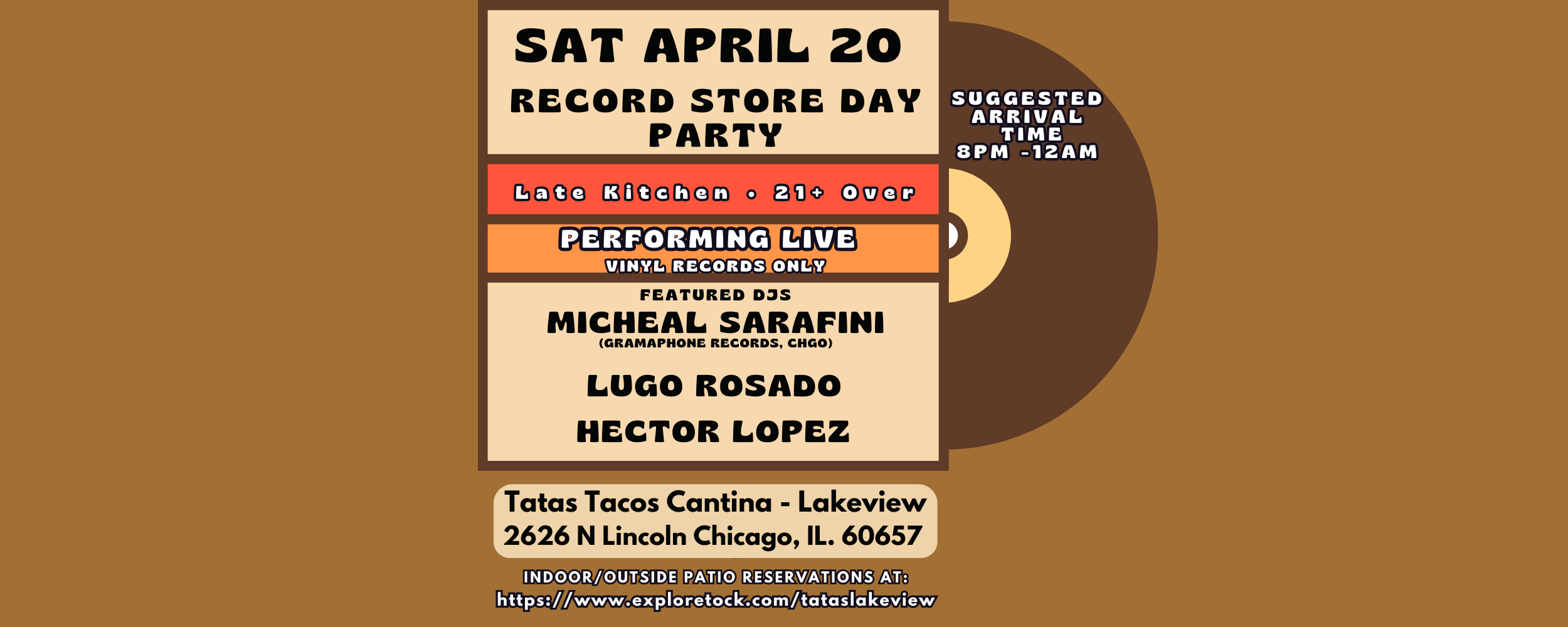 Record Store Day featuring Michael Serafini (Gramaphone Records), DJ Lugo Rosado, Hector Lopez - Página frontal
