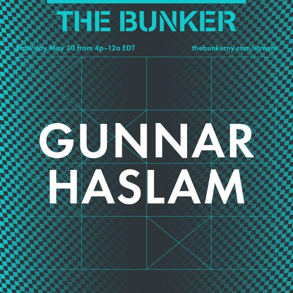 The Bunker Stream: Gunnar Haslam - フライヤー裏