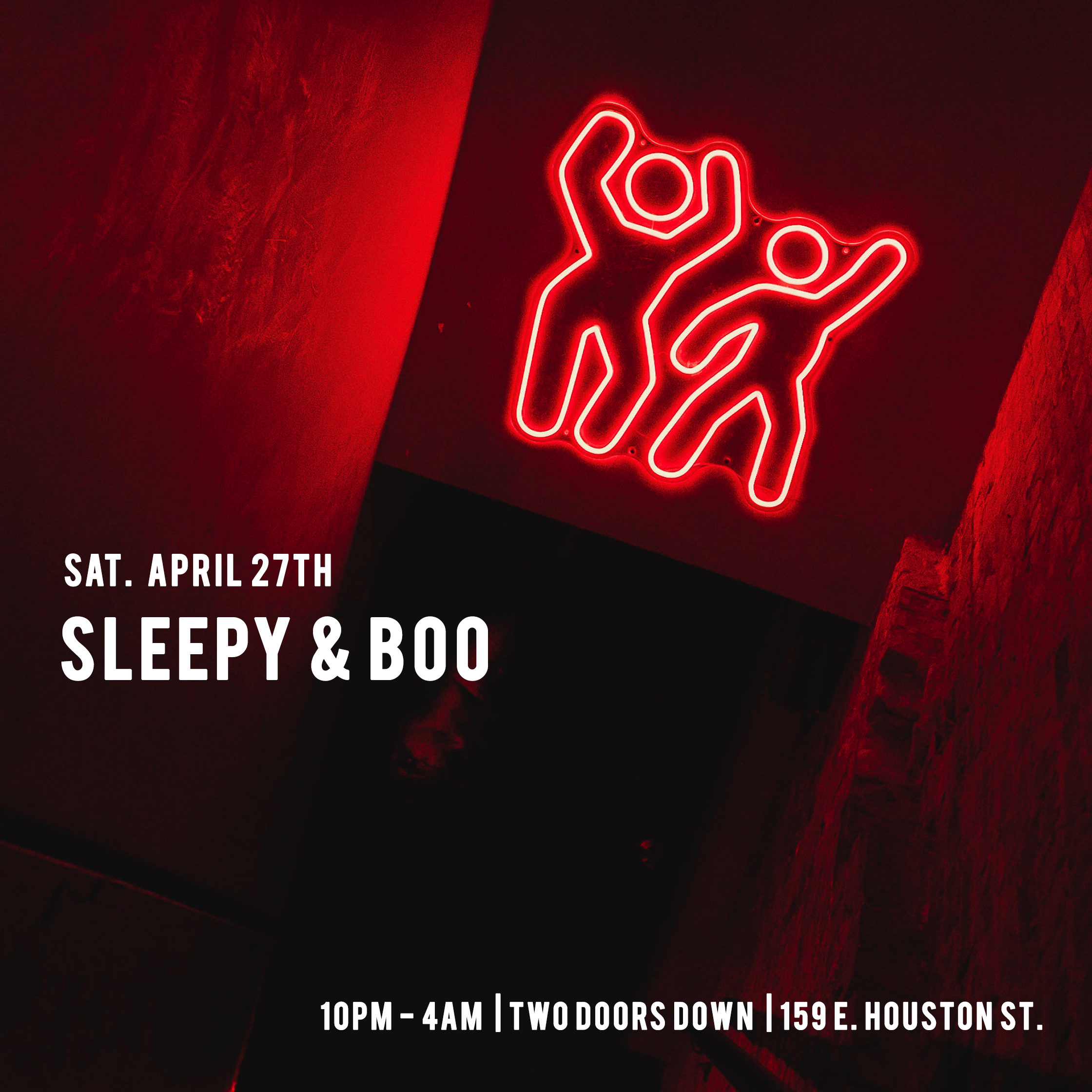 Sleepy & Boo - All-night set - フライヤー表