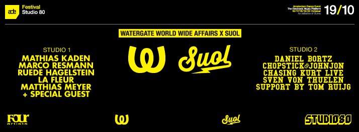 Watergate X Suol - ADE Special - Página frontal