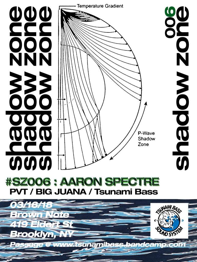 Shadow Zone: 006 Aaron Spectre & More - フライヤー表