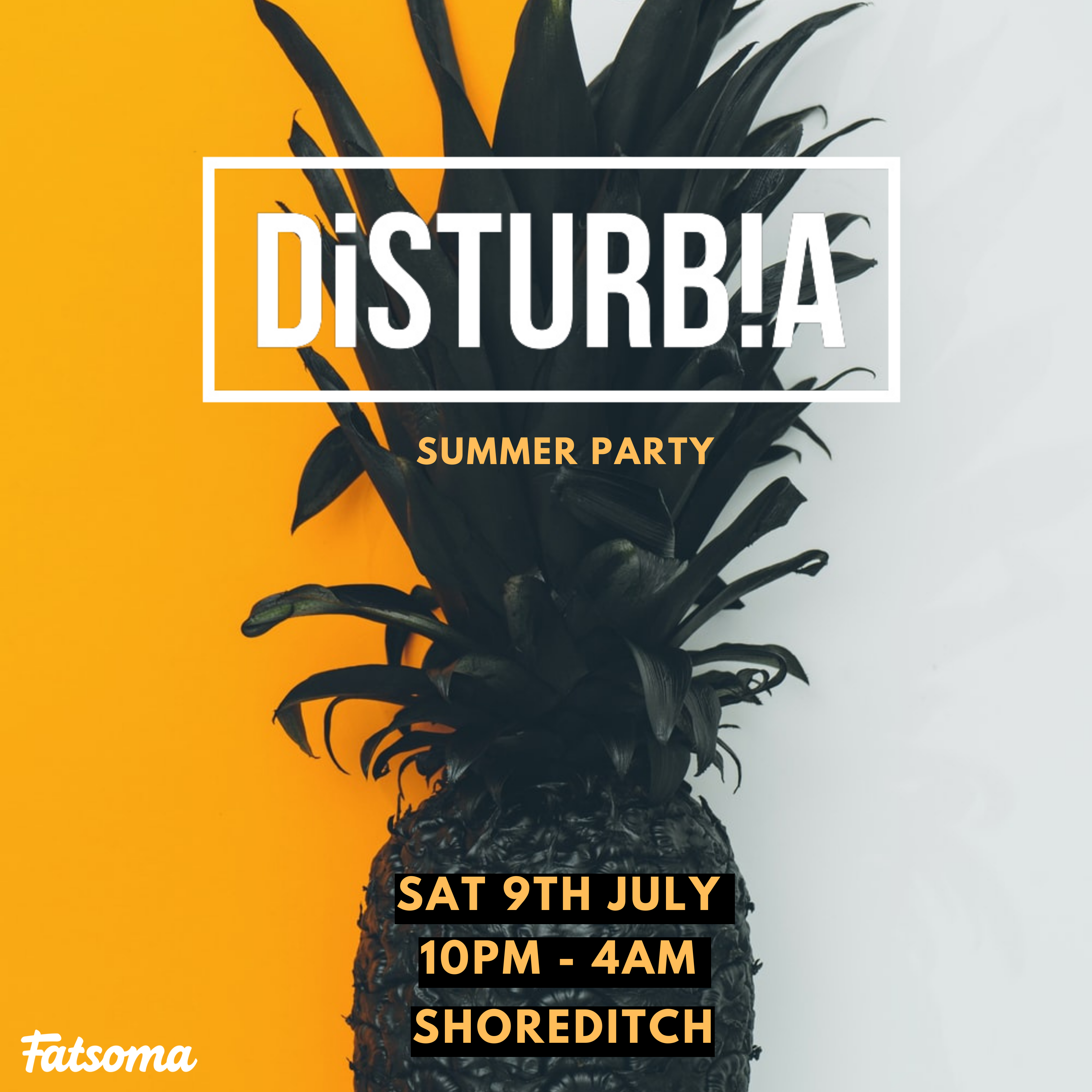 Disturbia - Summer Party - フライヤー裏