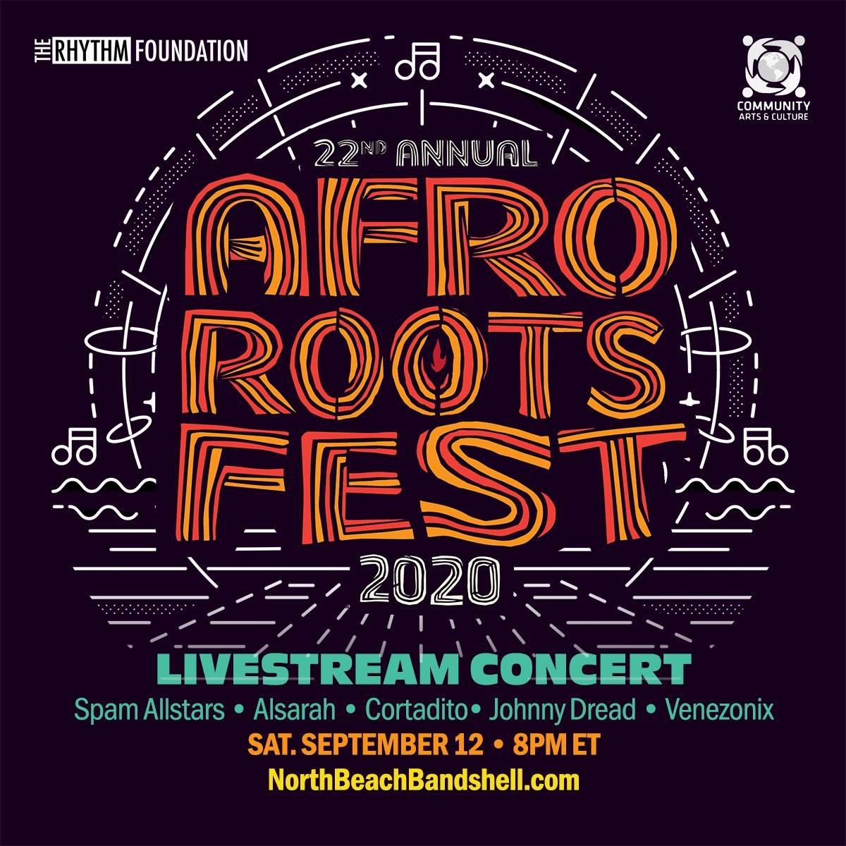 Afro Roots Festival - フライヤー裏